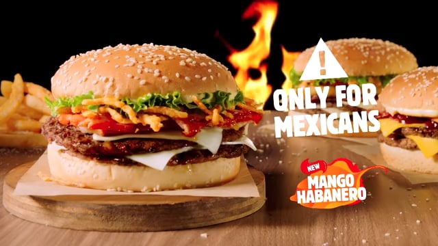 BURGER KING – THIS IS VERY PICANTE!